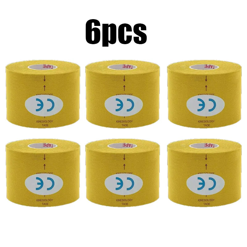 Taśma Kinezjologiczna Kinesiology Tape – elastyczny tejp sportowy na mięśnie i stawy | wsparcie treningu, fitness, rehabilitacja