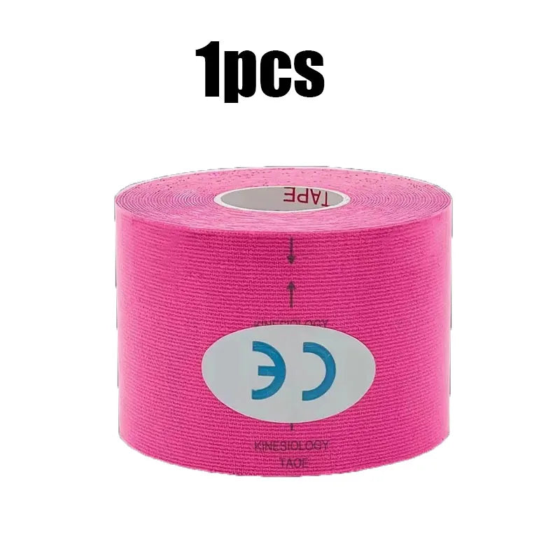 Taśma Kinezjologiczna Kinesiology Tape – elastyczny tejp sportowy na mięśnie i stawy | wsparcie treningu, fitness, rehabilitacja