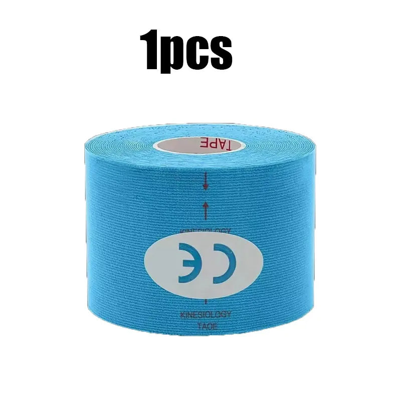 Taśma Kinezjologiczna Kinesiology Tape – elastyczny tejp sportowy na mięśnie i stawy | wsparcie treningu, fitness, rehabilitacja