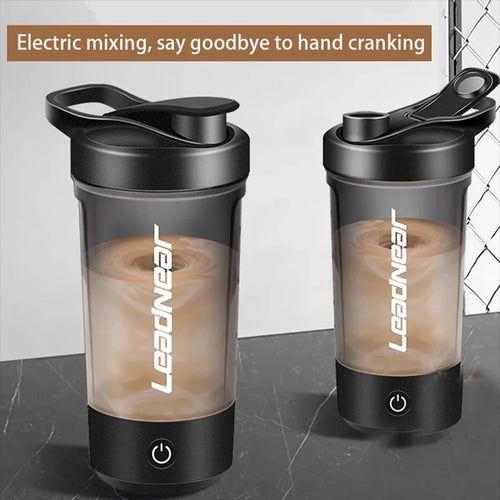 Elektryczny Shaker do Białka 700 ml – Automatyczny Kubek Mieszający USB-C | Blender do Protein, Kawy i Napojów