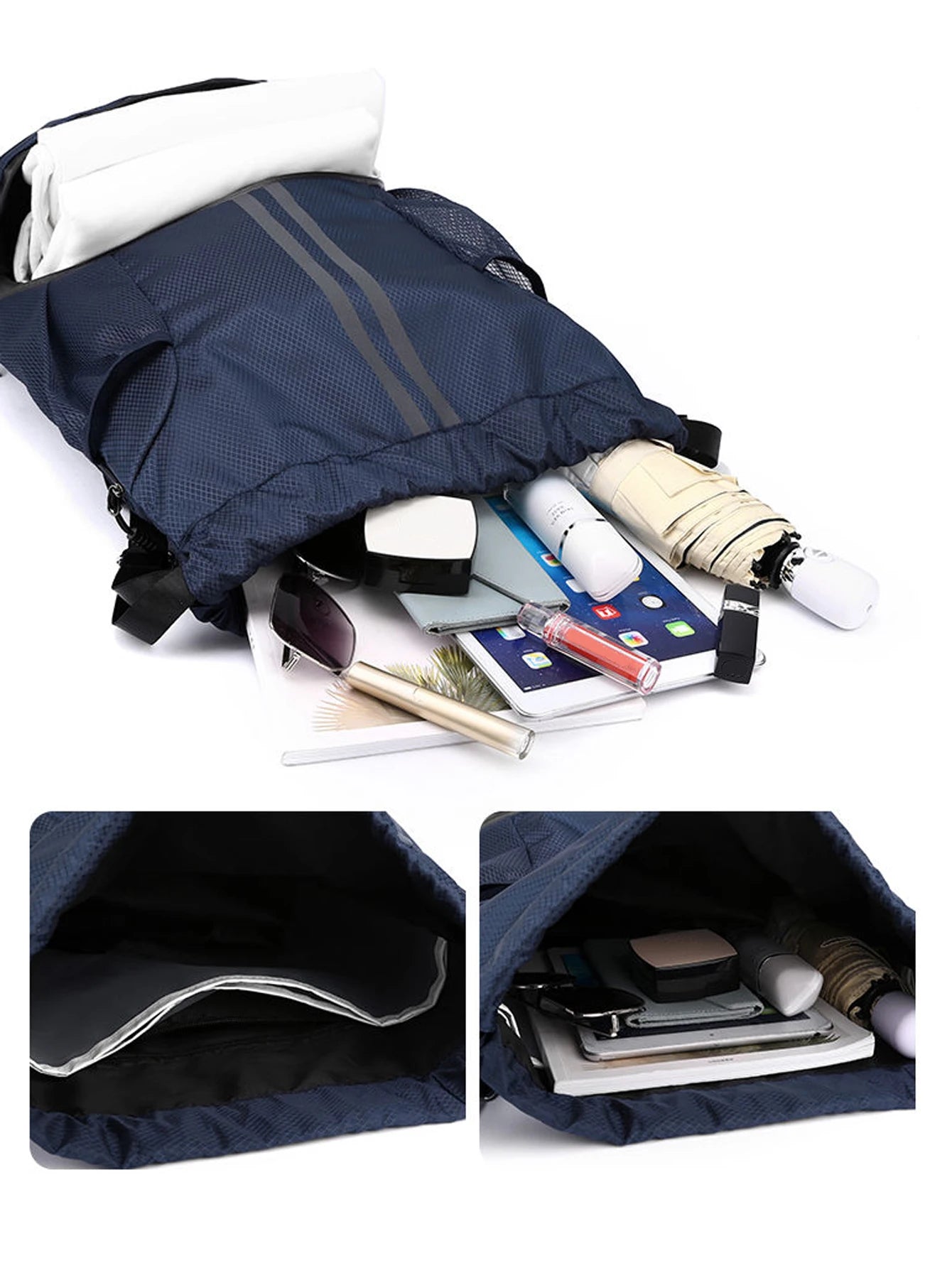 Sportowa torba treningowa 2w1 – wodoodporna torba na siłownię z oddzielną kieszenią na buty | Fitness, basen, podróż