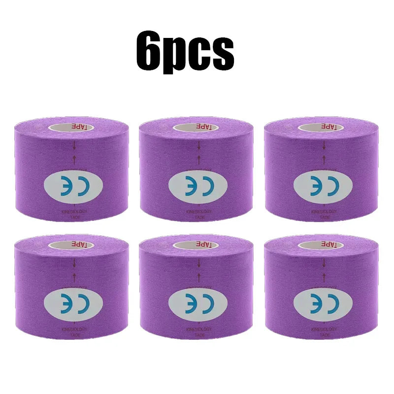 Taśma Kinezjologiczna Kinesiology Tape – elastyczny tejp sportowy na mięśnie i stawy | wsparcie treningu, fitness, rehabilitacja