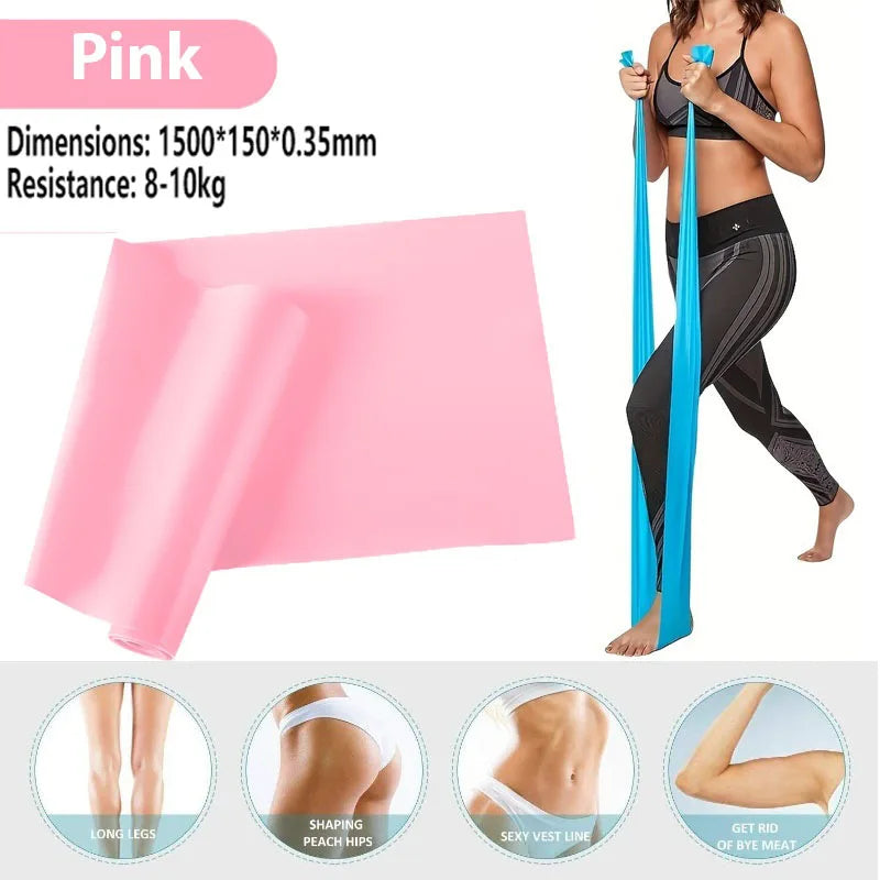 Taśma Fitness do Ćwiczeń – Guma Oporowa do Jogi, Stretchingu i Treningu w Domu