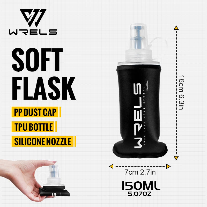 Soft Flask – Składana Butelka Sportowa do Biegania i Treningu | Lekka i Kompaktowa