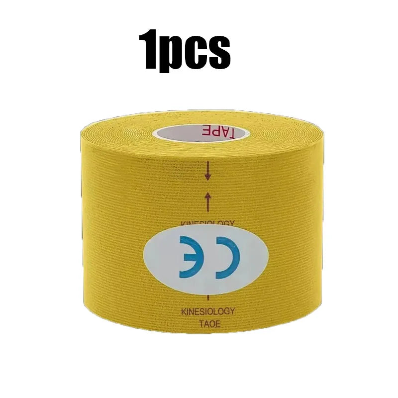 Taśma Kinezjologiczna Kinesiology Tape – elastyczny tejp sportowy na mięśnie i stawy | wsparcie treningu, fitness, rehabilitacja