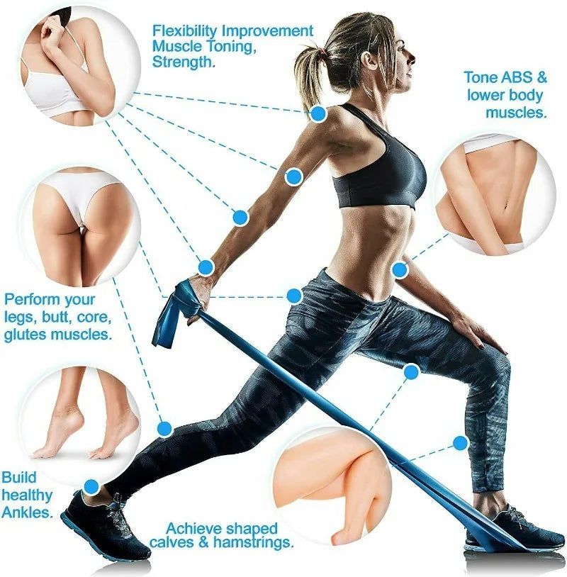 Taśma Fitness do Ćwiczeń – Guma Oporowa do Jogi, Stretchingu i Treningu w Domu