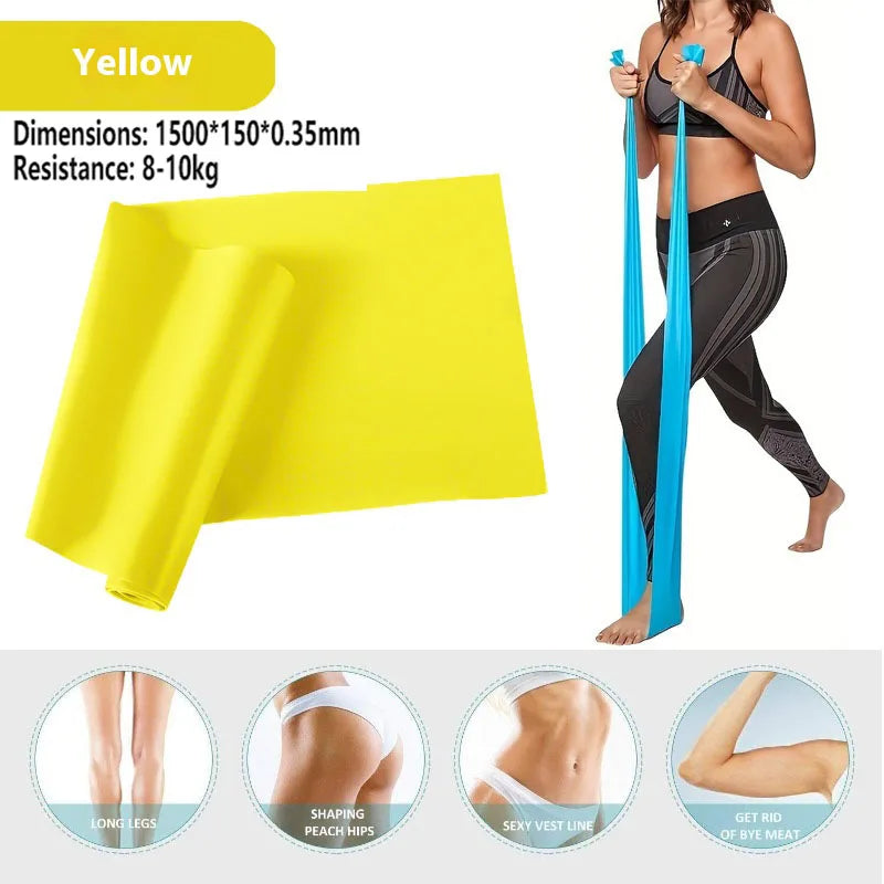 Taśma Fitness do Ćwiczeń – Guma Oporowa do Jogi, Stretchingu i Treningu w Domu