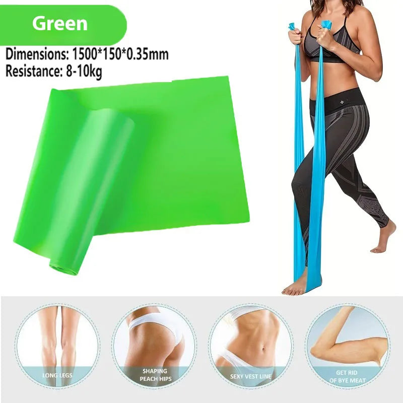 Taśma Fitness do Ćwiczeń – Guma Oporowa do Jogi, Stretchingu i Treningu w Domu