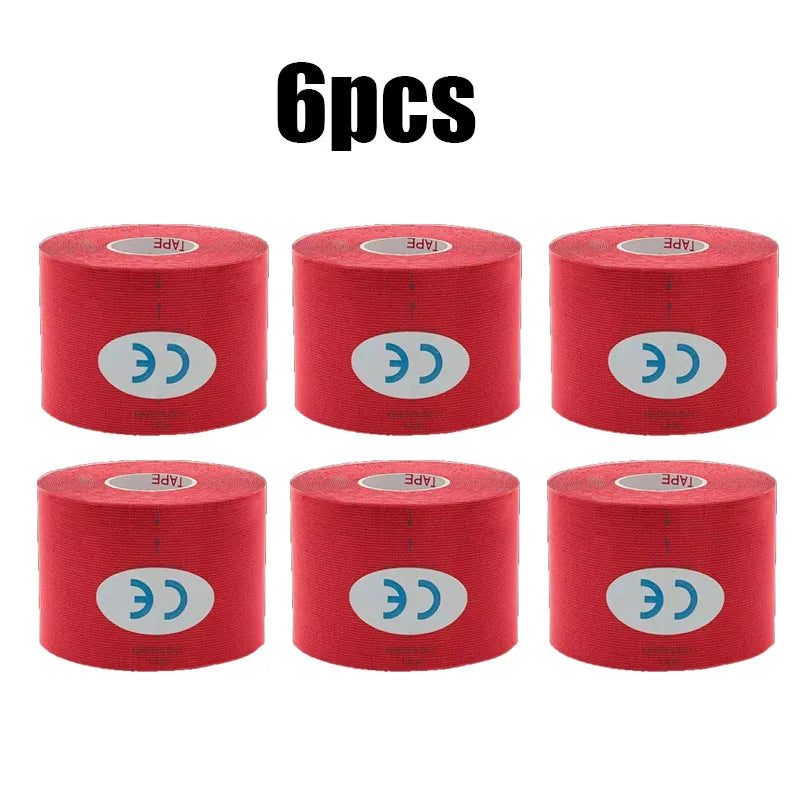 Taśma Kinezjologiczna Kinesiology Tape – elastyczny tejp sportowy na mięśnie i stawy | wsparcie treningu, fitness, rehabilitacja